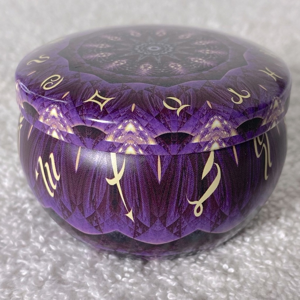 5/$35 Zodiac Spring Scented 2.5oz Soy Wax Candle In Tin With Lid NEW - Picture 6 of 11